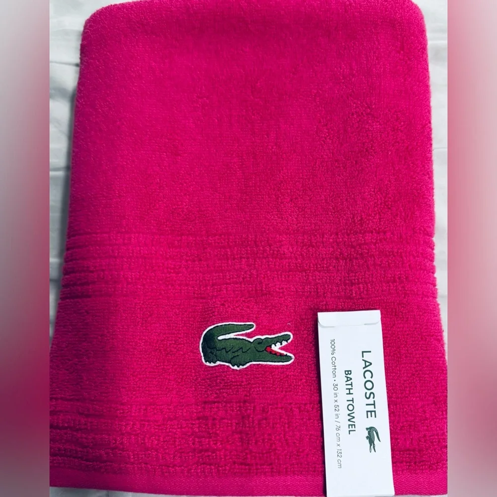 LACOSTE Bath Towel 100% Cotton 30